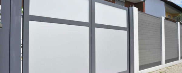 Portail en aluminium